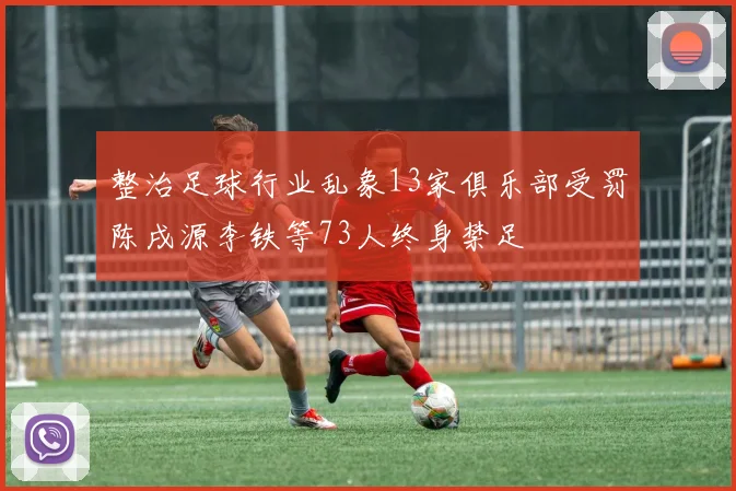整治足球行业乱象13家俱乐部受罚陈戌源李铁等73人终身禁足